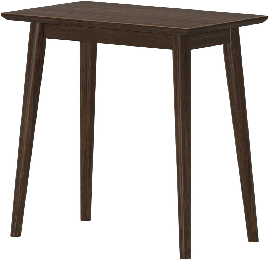 Plank+Beam Mid Century Modern Rectangular Side Table, End Table for Living Room, Wooden Bedside Table, Small End Table for Office Space, Walnut