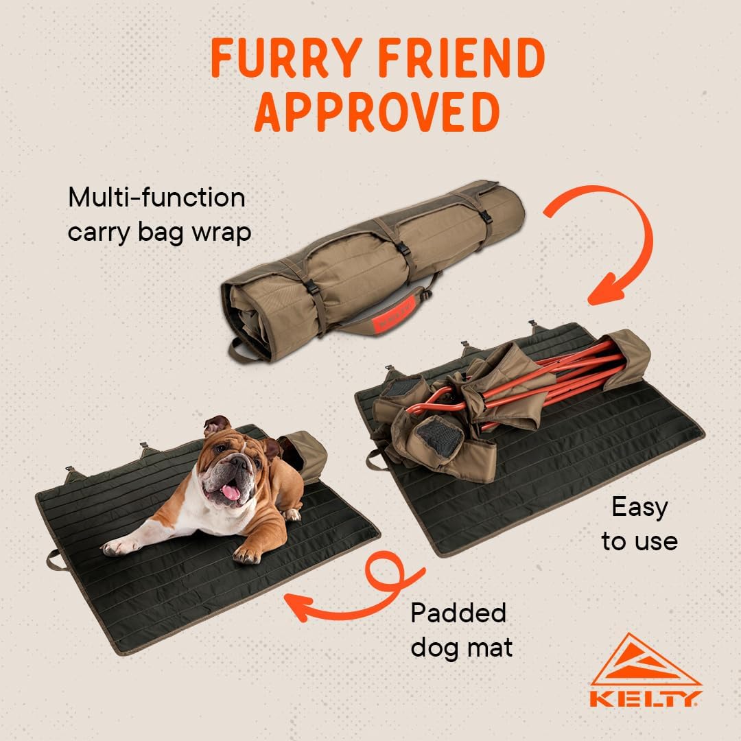 Kelty, Lowdown Chair, Bungee Cord/Beluga, One Size