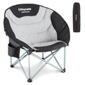 KingCamp Folding Comfy Butterfly Chair Oversized Padded Camping Chairs for Adults Comfortable Camp Chair 300lbs Heavy Duty with High Back for Outdoor Lawn Patio Bedroom Living Room Dorm