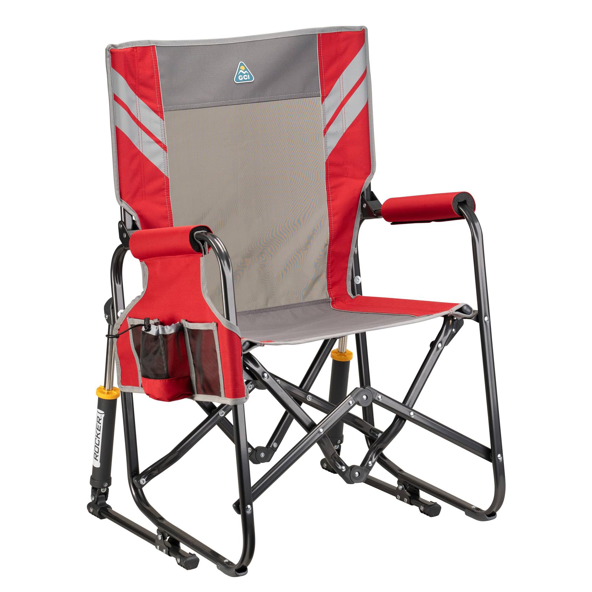 GCI Outdoor Freestyle Rocker XL Portable Folding Rocking Chair and Outdoor Camping Chair
