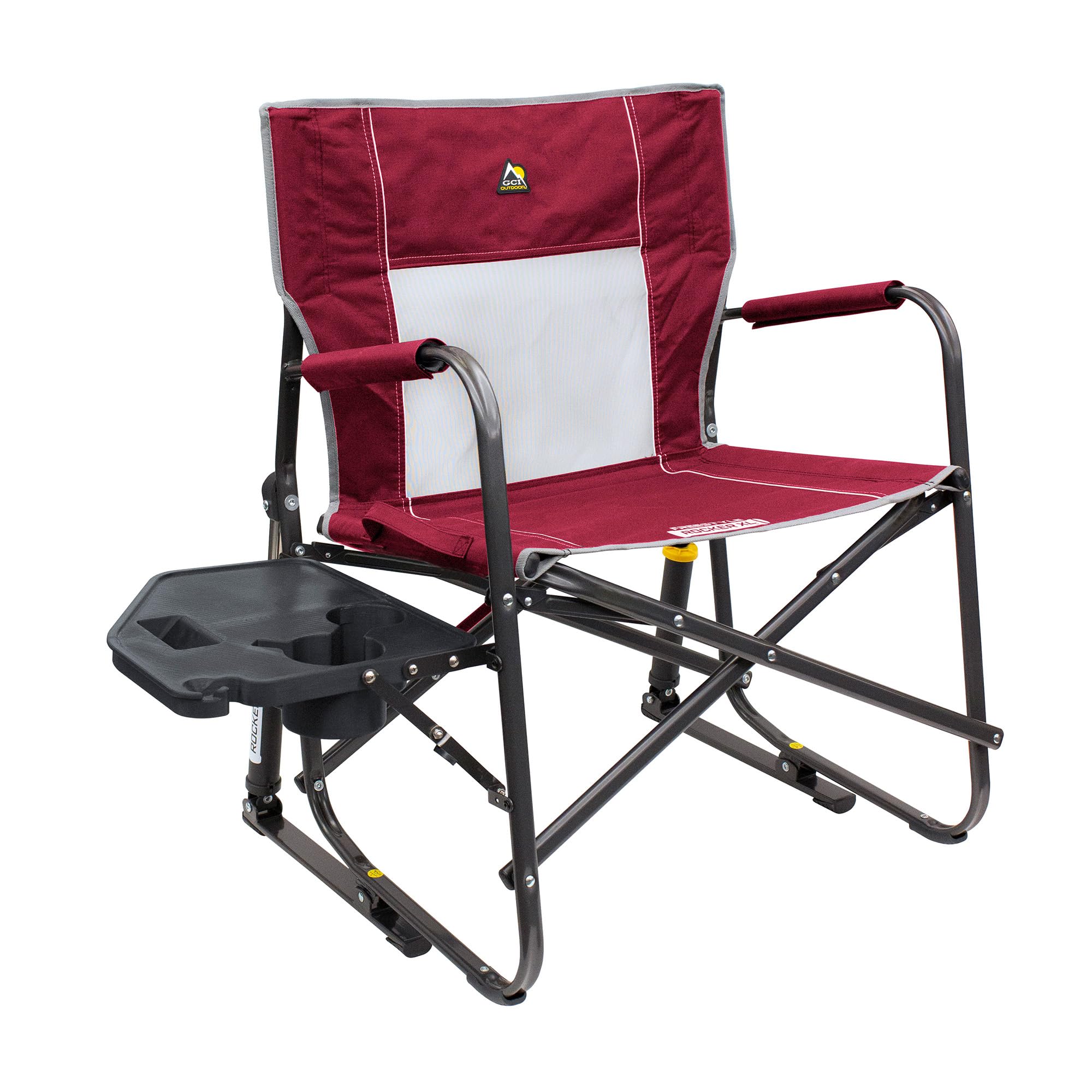 GCI Outdoor Freestyle Rocker XL Portable Folding Rocking Chair and Outdoor Camping Chair