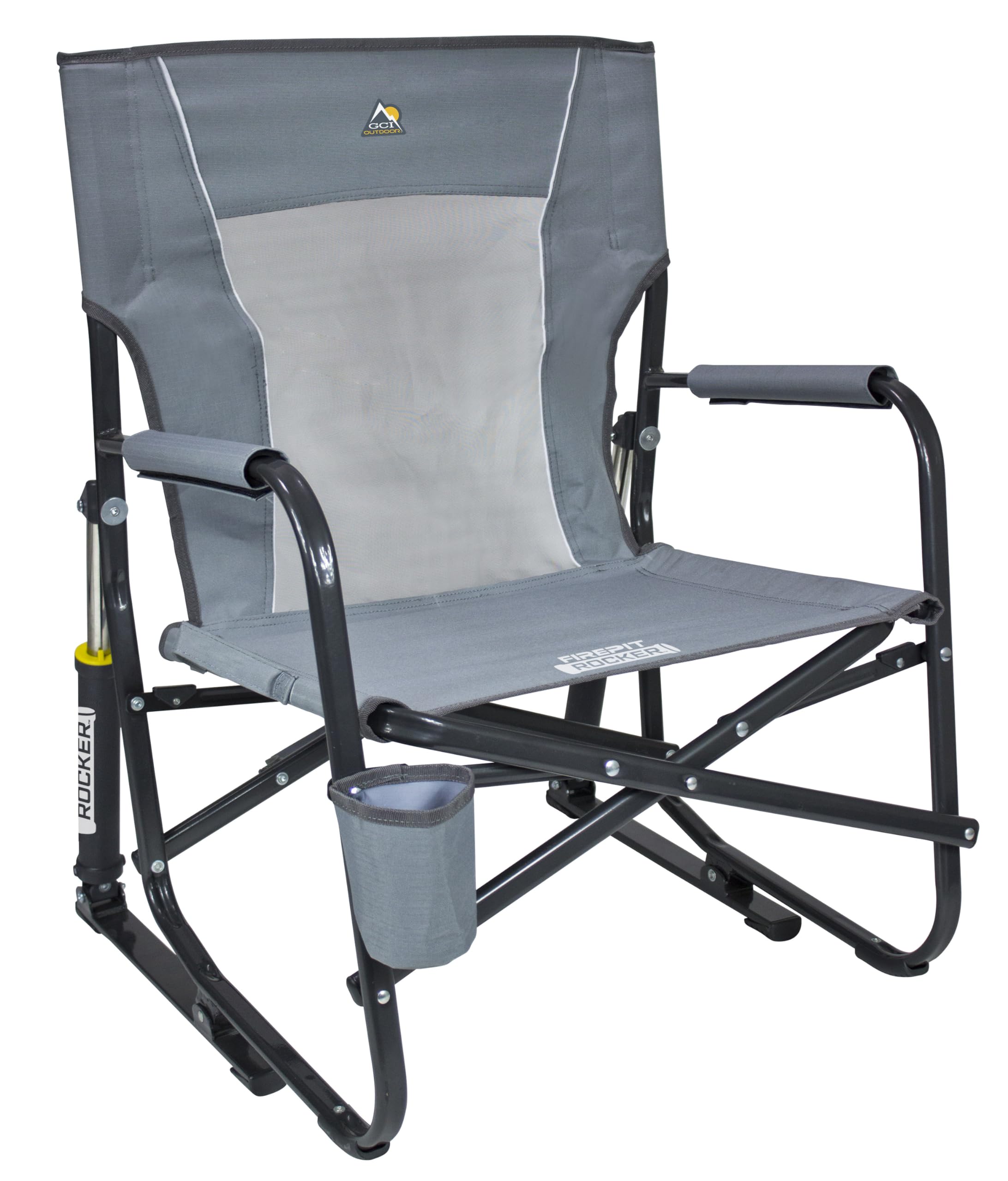 GCI Outdoor Freestyle Rocker XL Portable Folding Rocking Chair and Outdoor Camping Chair