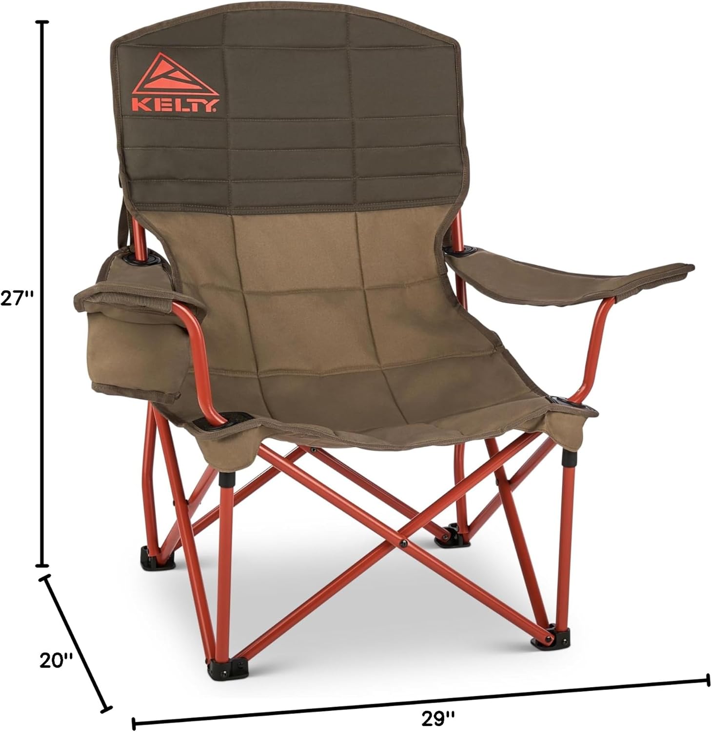 Kelty, Lowdown Chair, Bungee Cord/Beluga, One Size