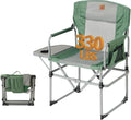 Naturehike Folding Camping Chair with Side Table, Portable Director Chair for Outdoor Camp Lawn Hiking Fishing Sports