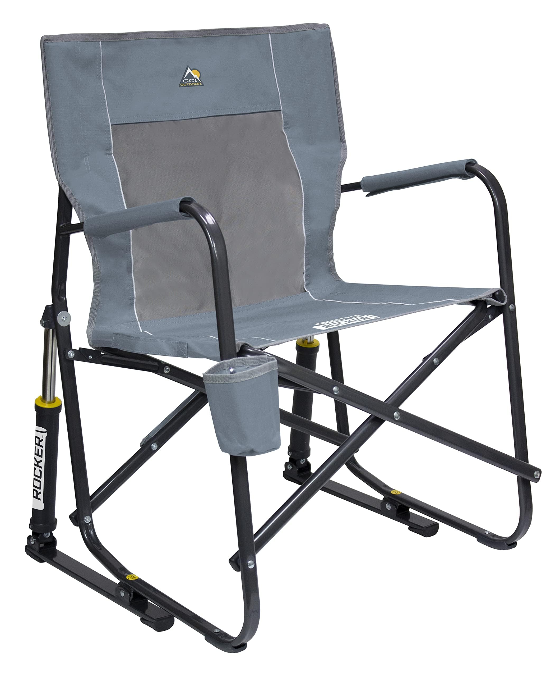 GCI Outdoor Freestyle Rocker XL Portable Folding Rocking Chair and Outdoor Camping Chair